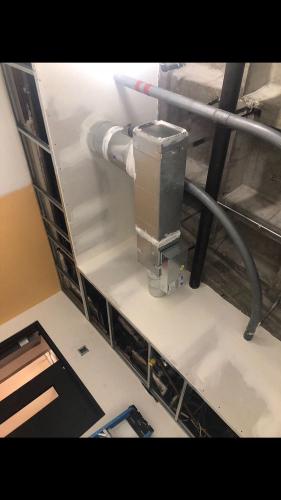 VAV duct work install In Aug 2019